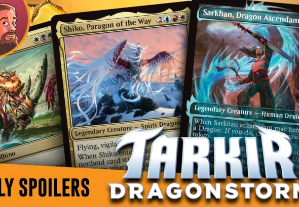 Tarkir: Dragonstorm Spoilers — February 21 | New Khans, Dragons, Mox and Rhino!