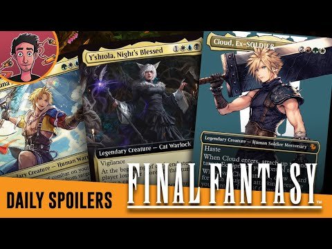 Final Fantasy Commander MTG Spoilers | Tidus, Cloud, Y'shtola and Terra