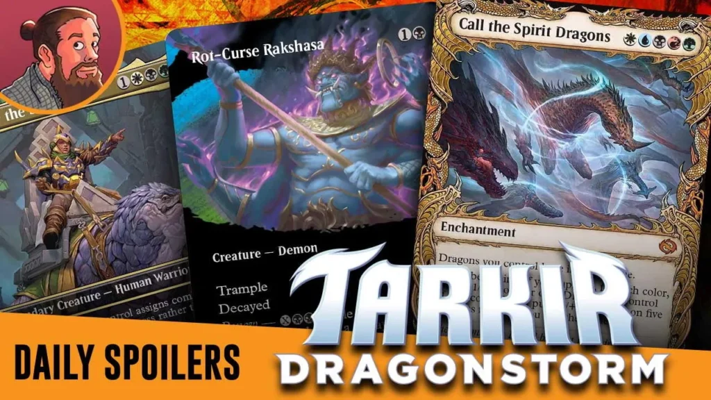 Tarkir: Dragonstorm Spoilers — March 22-24 | Two-mana 5/5 Demon, Five Color Dragon Wincon, Abzan Precon!