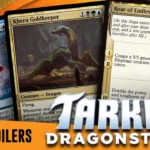Tarkir: Dragonstorm Spoilers — March 26 | Weird Blue Enchantment, Temur Saga, Breakable Uncommon Dragon