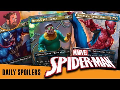 Spider-man, Venom and More Come to Magic: the Gathering | MTG Marvel's Spider-Man Spoilers
