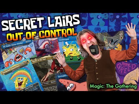 Are Secret Lair Sales Out Of Control? | SpongeBob Square Pants Magic: The Gathering Cards & More!