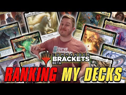 Ranking Matt's EDH Decks | Commander Brackets | Magic the Gathering