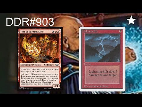 DDR#903 - Fear of Burning Alive + 3 card types