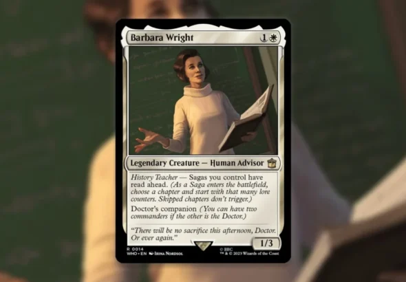 Doctor Who MTG Card Spikes 600% Thanks to Saga Synergies