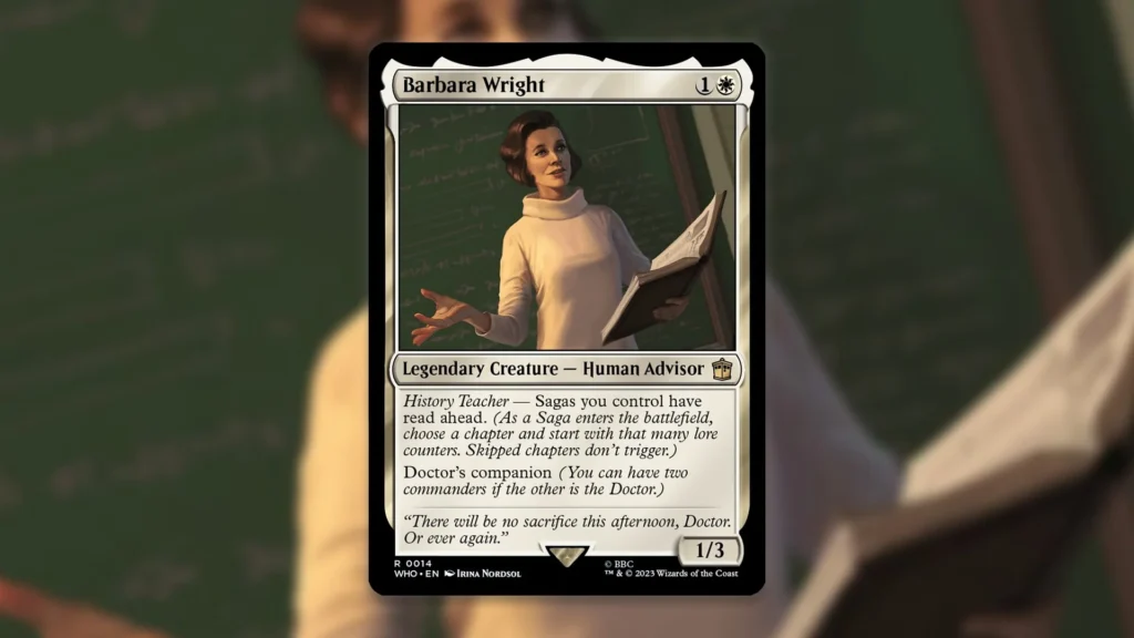 Doctor Who MTG Card Spikes 600% Thanks to Saga Synergies