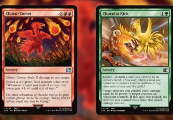 MTG Final Fantasy Chocobo Cards Could Dominate Limited