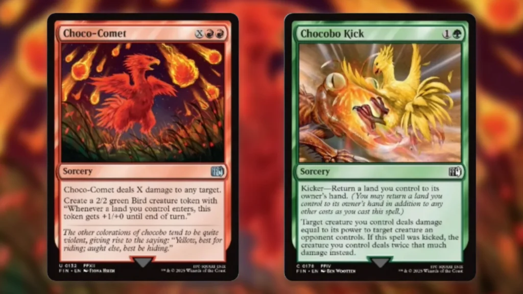 MTG Final Fantasy Chocobo Cards Could Dominate Limited