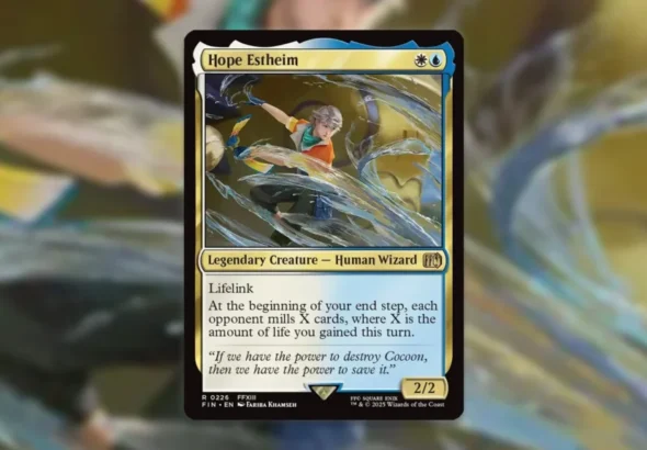 Final Fantasy MTG Legend Blends Mill and Life Gain Themes Together