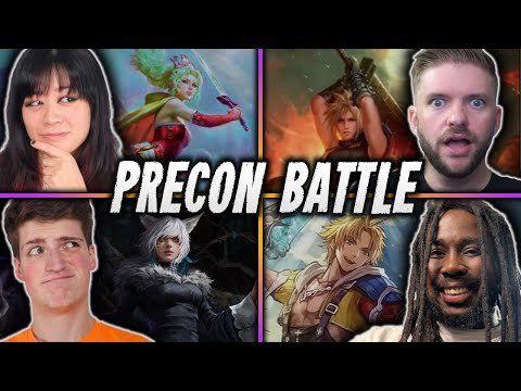 Final Fantasy Precons FIRST LOOK! | Cloud vs Terra vs Y'shtola vs Tidus | Deckmasters #7