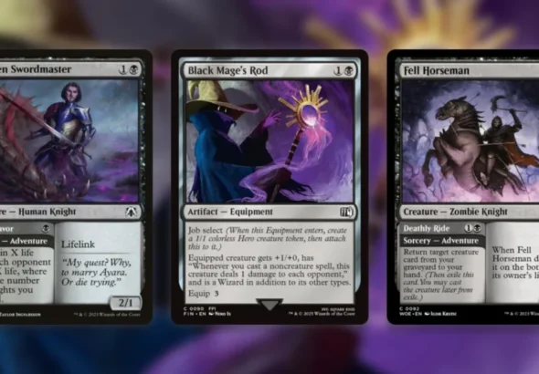 MTG Final Fantasy Black Mage Cards Make Big First Impression
