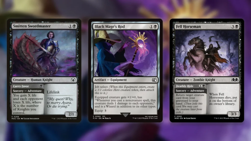MTG Final Fantasy Black Mage Cards Make Big First Impression