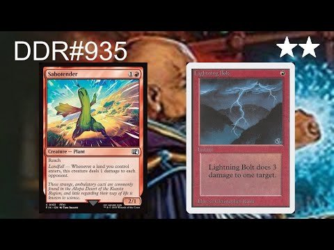 DDR#935 - Sabotender vs. Lightning Bolt