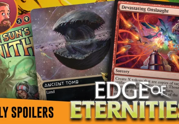 Edge of Eternities Spoilers — July 15 | New Sunfall, Copy Mythics, Full Bonus Sheet & Special Guests