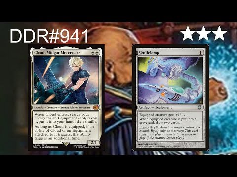 DDR#941 - Cloud, Midgar Mercenary + Skullclamp