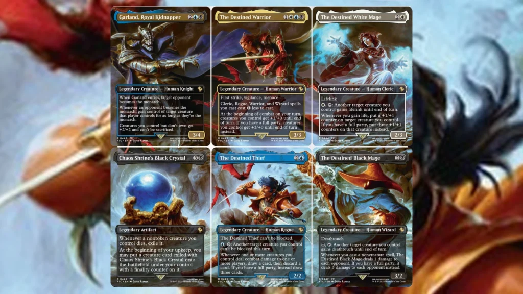 MTG Final Fantasy Holiday Spoilers Showcase Infinite Damage Combo Enabler