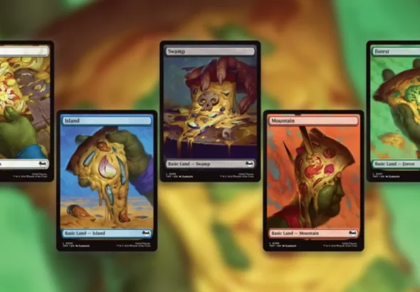 “Revolting” TMNT Pizza Lands May Be A Step Too Far For MTG