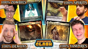 100% Zombies vs. 100% Vampires vs. 100% Demons vs. 100% Spirits | Commander Clash S20 E24