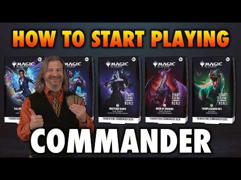 How To Start Playing Commander | Magic: The Gathering Foundations Decks